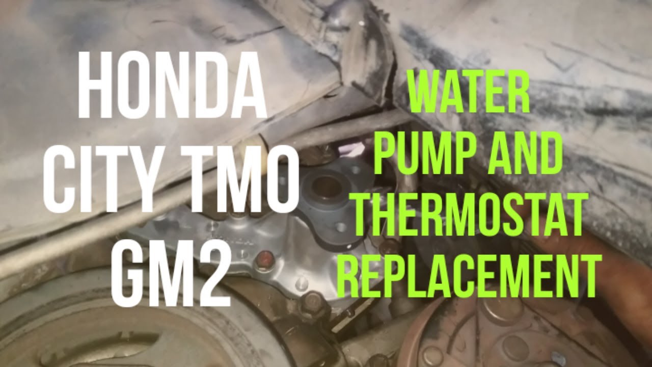 Tutorial Menggantikan Water Pump & Thermostat HONDA CITY TMO GM2 / Honda Jazz Ge / Freed gb3