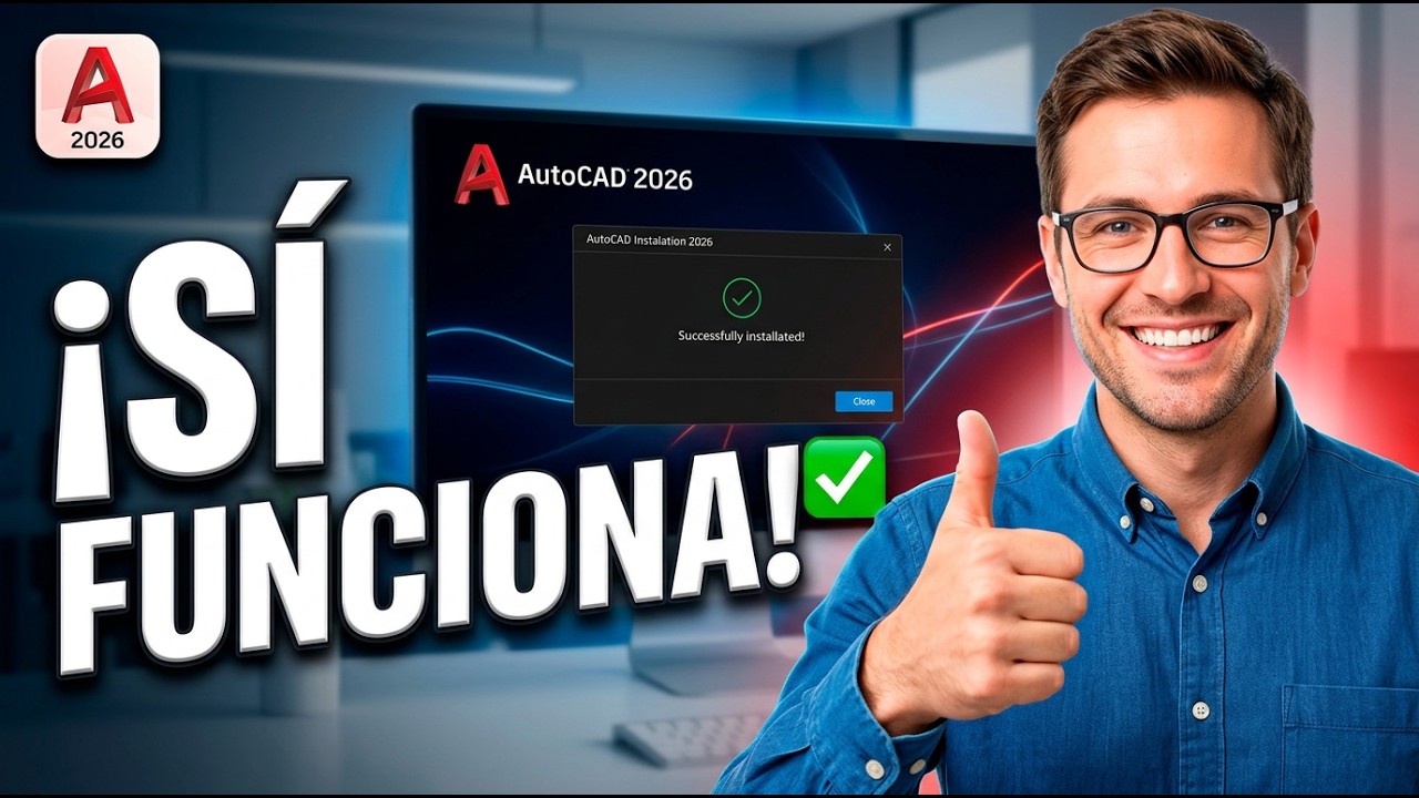 ✅ Cómo Descargar e Instalar AutoCAD 2026 Paso a Paso [Fácil y Rápido]