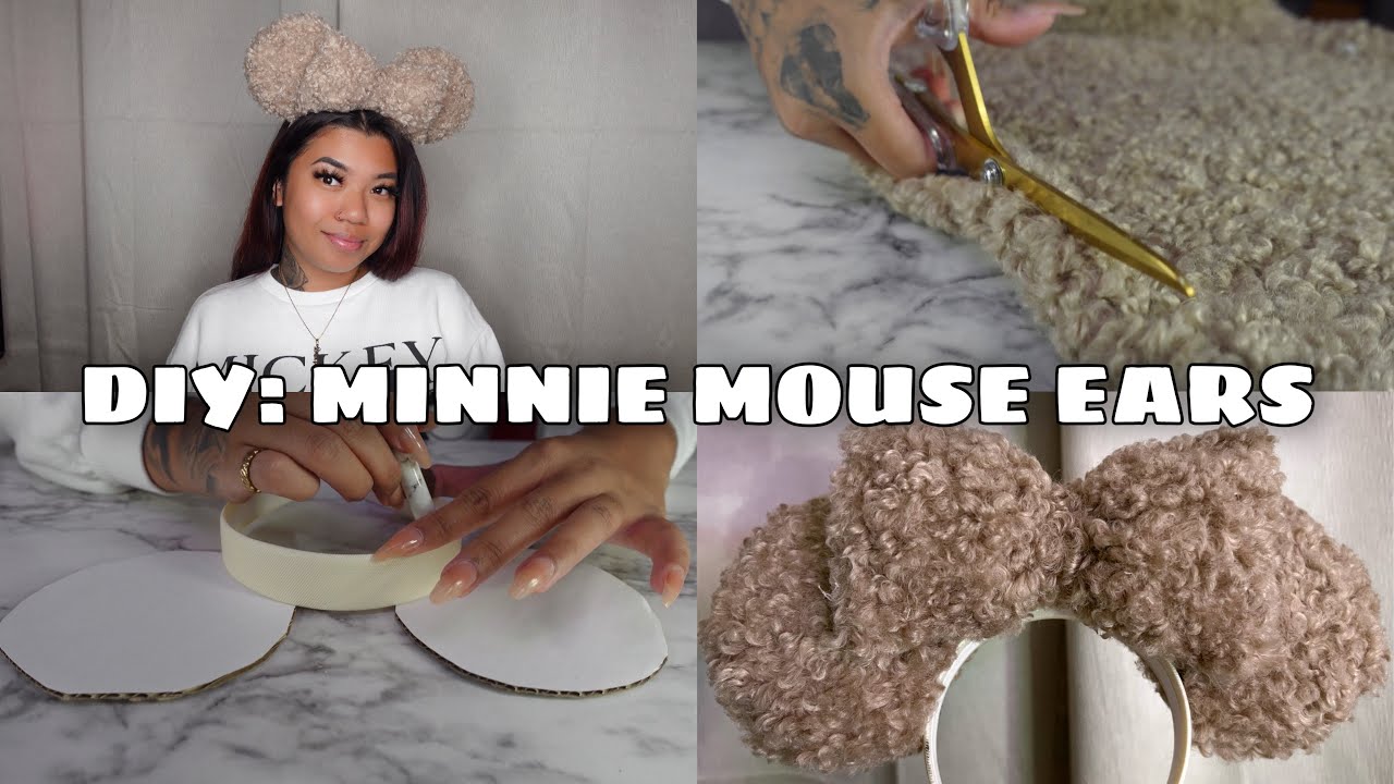 DIY: SHERPA MINNIE MOUSE EARS