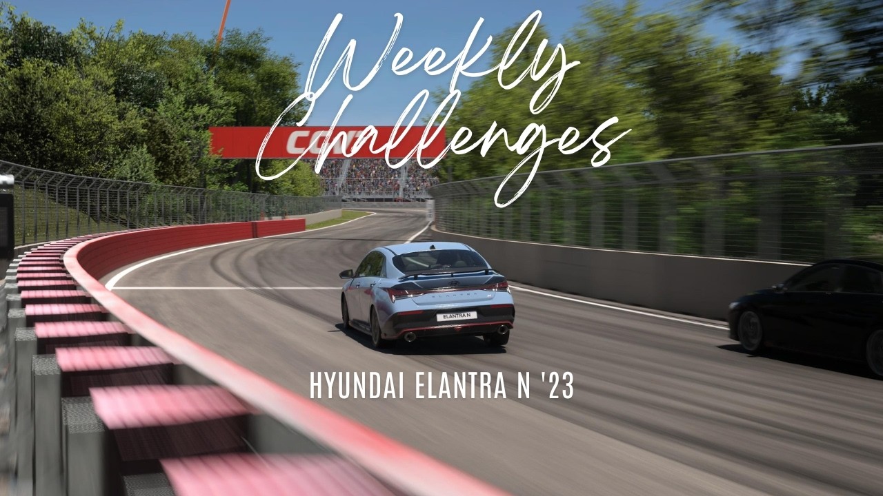 Gran Turismo 7 - 🔷Hyundai Elantra N ’23🔷 (Gilles-Villeneuve) - Special Event - Hood Cam (PS5 HD)