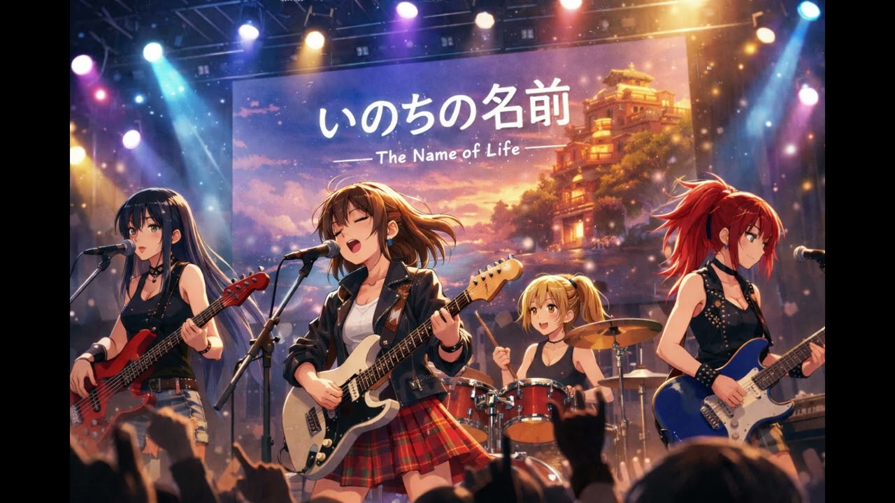 いのちの名前（千と千尋の神隠し） | Inochi no Namae (The Name of Life)｜Girls Rock Band Cover | Spirited Away
