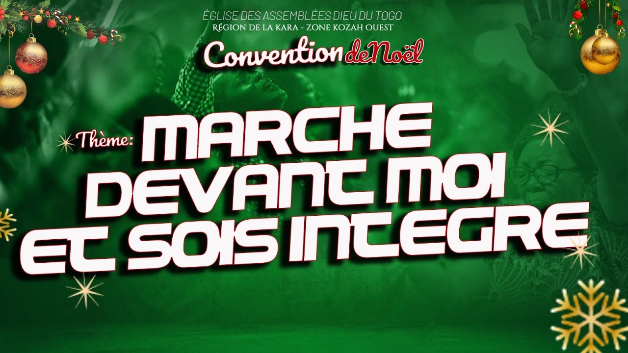 THEME:MARCHE DEVANT MOI ET SOIS INTEGRE