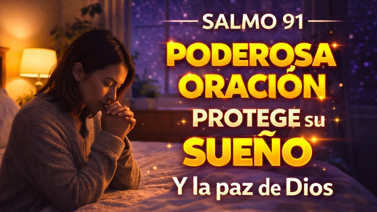 PODEROSA PALABRA DE DIOS en el SALMO 91 para CALMAR la mente ANSIOSA | ORACIÓN que PROTEGE su SUEÑO