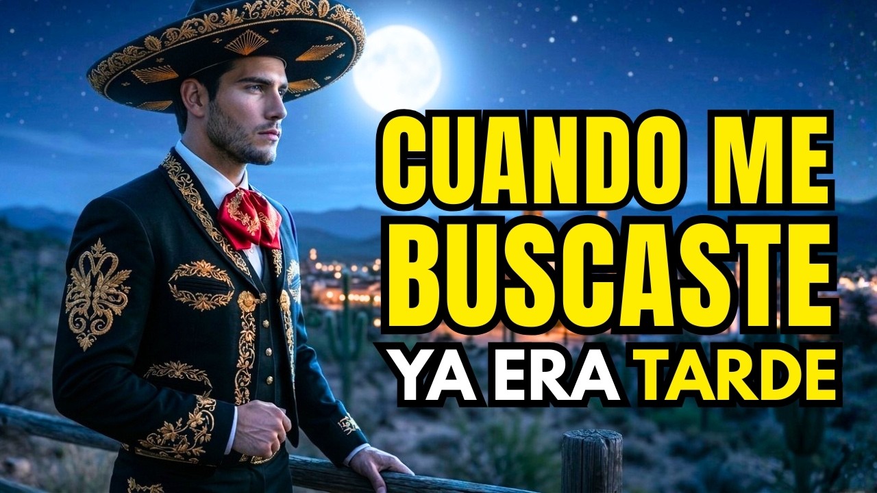 Cuando Me Buscaste ya Era Tarde – Balada Ranchera que Romperá tu Orgullo