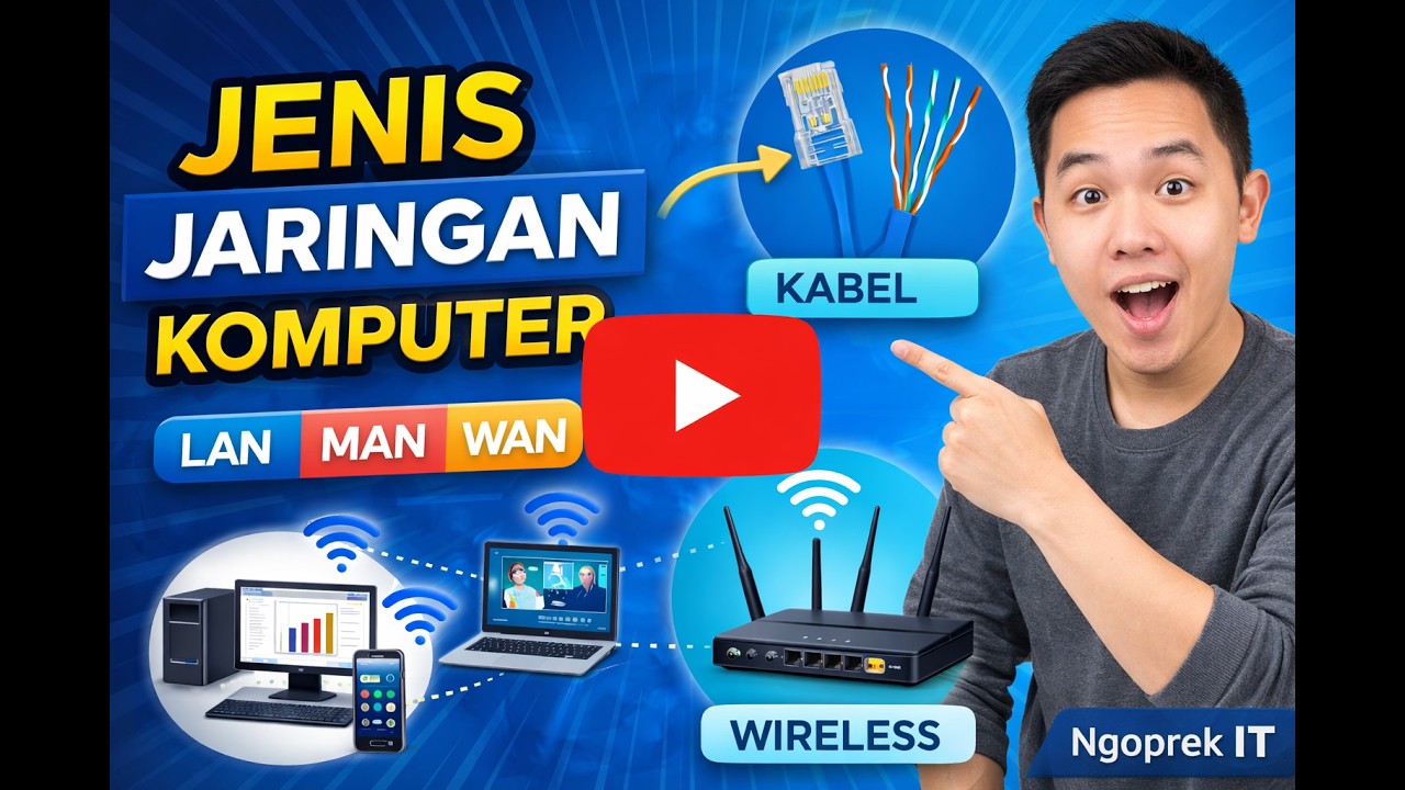 Jenis Jaringan Komputer (Lengkap & Mudah Dipahami!)