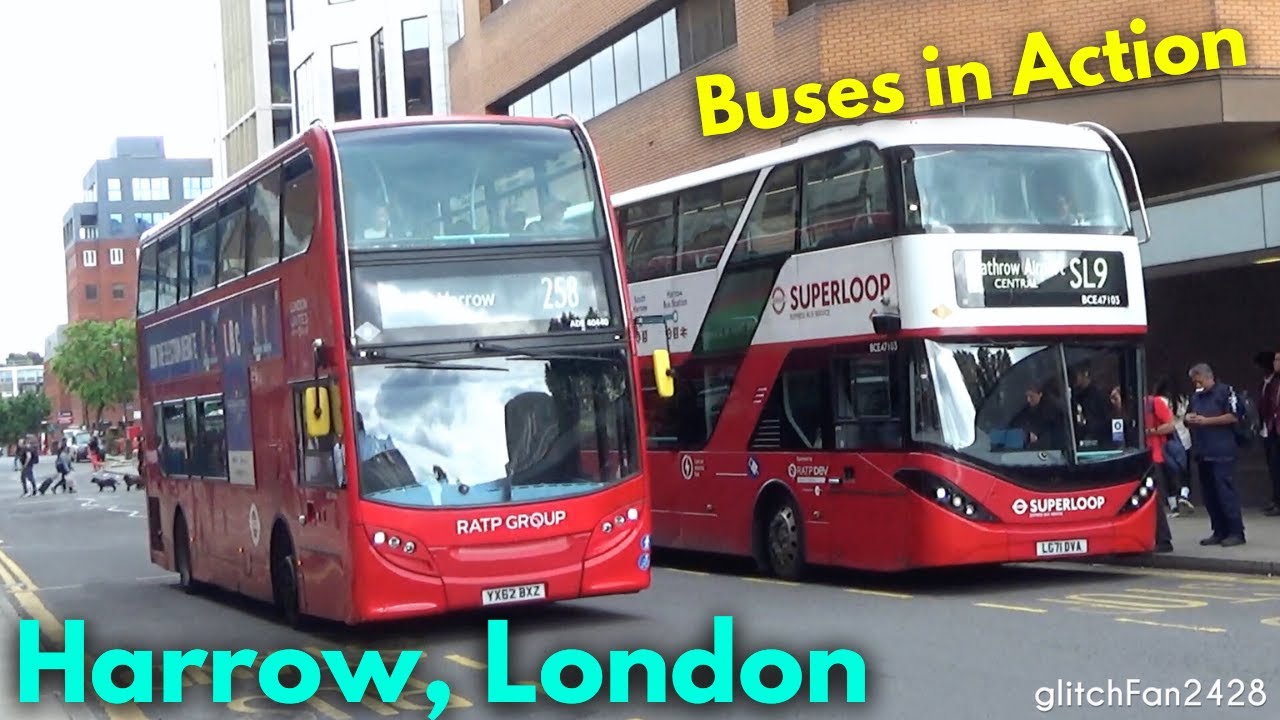 Buses at Harrow Bus Station, England 2024