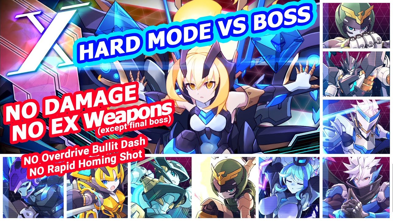 【白き鋼鉄のX2】ハードモードVSボス：ノーダメージEX武器なし｜Luminous Avenger iX2 Hard Mode VS Boss Mode：No Damage/No EX Weapon