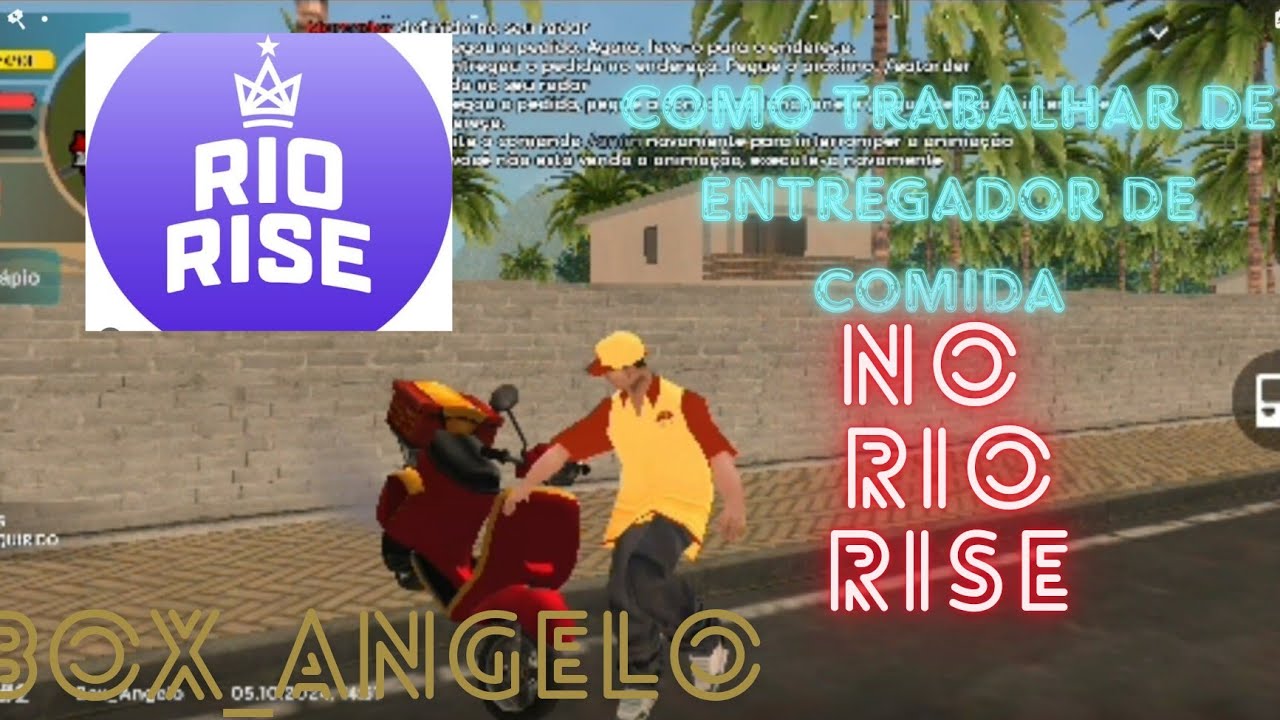 COMO TRABALHAR DE ENTREGADOR DE PIZZA \ NO RIO RISE