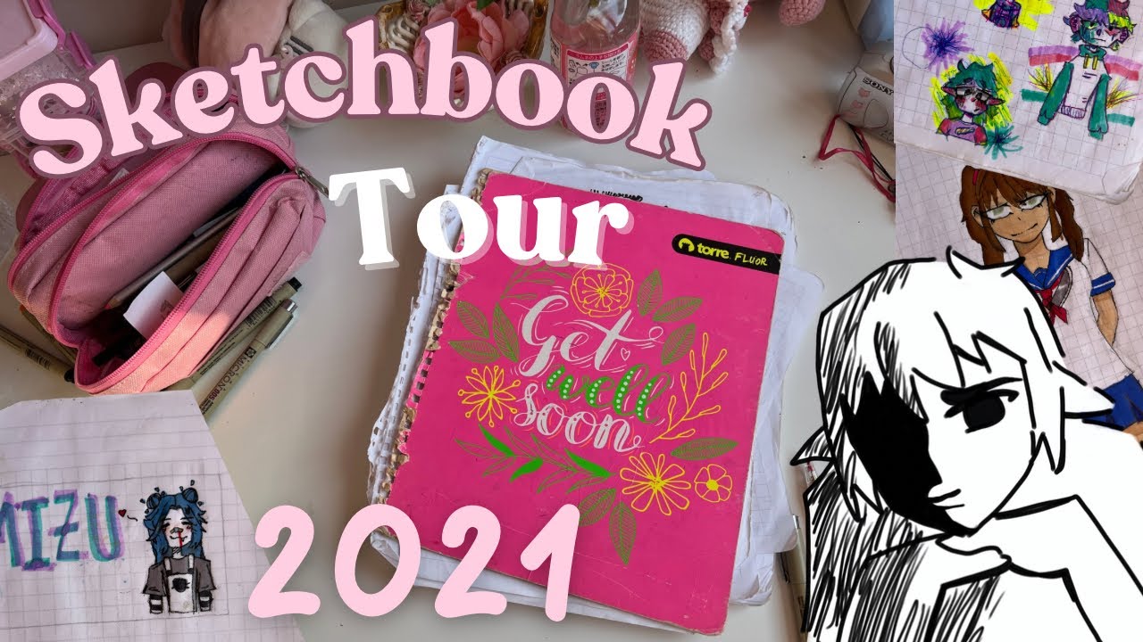 Mis dibujos antiguos ✨| sketchbook tour!!