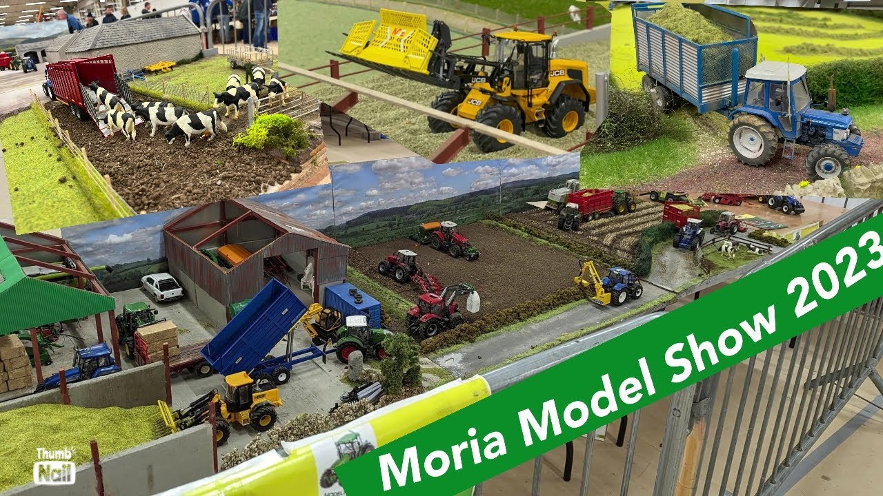 UNBELIEVABLE FARM DIORAMAS AT UK & IRELANDS BIGGEST MODEL SHOW - Moria Model Show 2023 Vlog + Tour!