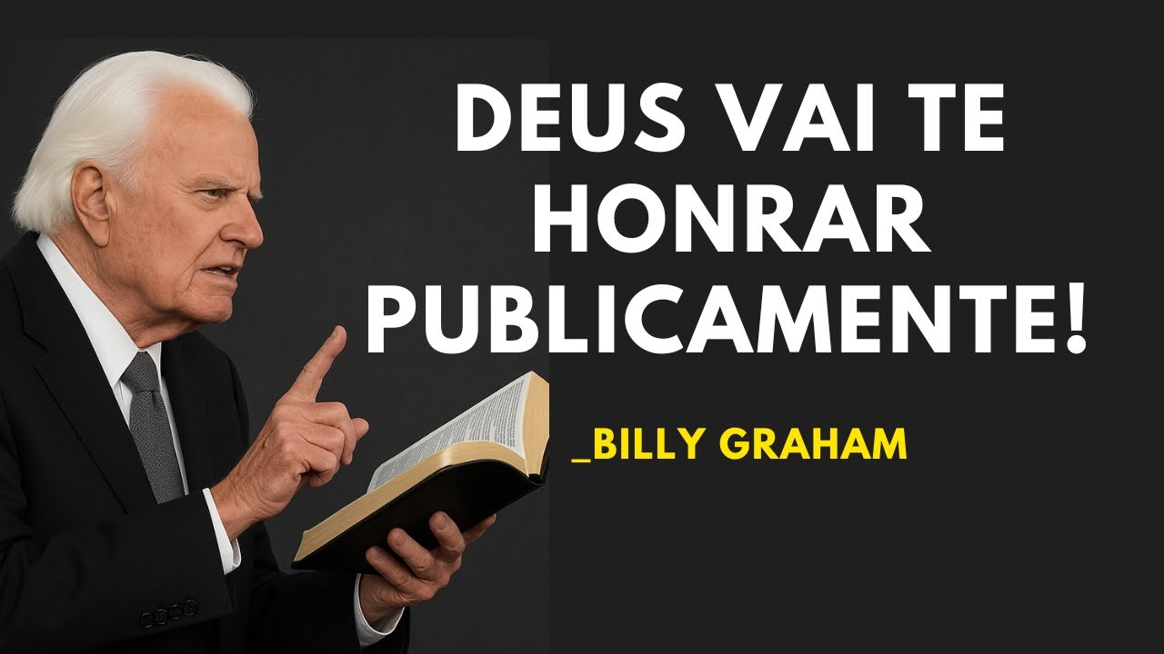 DEUS VAI TE HONRAR ONDE TE HUMILHARAM! | BILLY GRAHAM - APLAUDIDO POR DEUS AINDA NESTA VIDA!