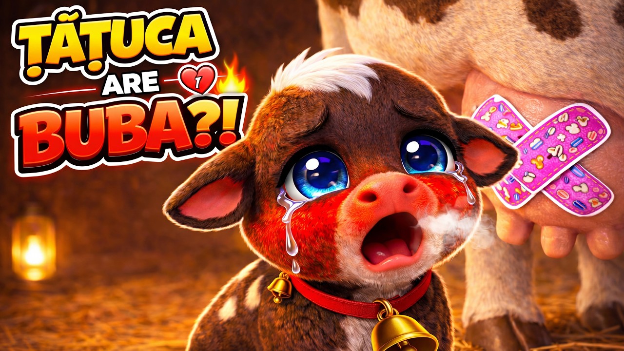 Ț&Acirc;ȚUCA A FĂCUT BUBA?! 😱🔥 VALELEU! | C&acirc;ntec pentru Copii &ndash; Povestea Vițelușului