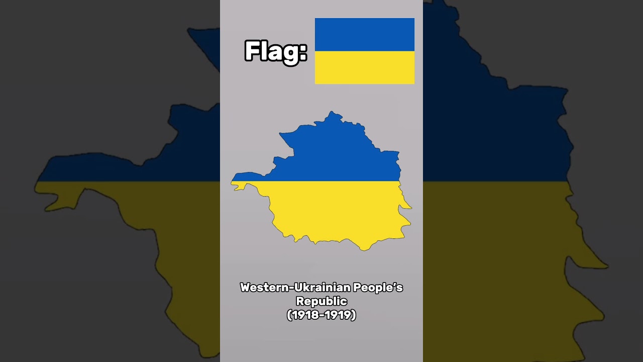 Evolution of Western-Ukrainian people&rsquo;s republic 🇺🇦#country #history #empire