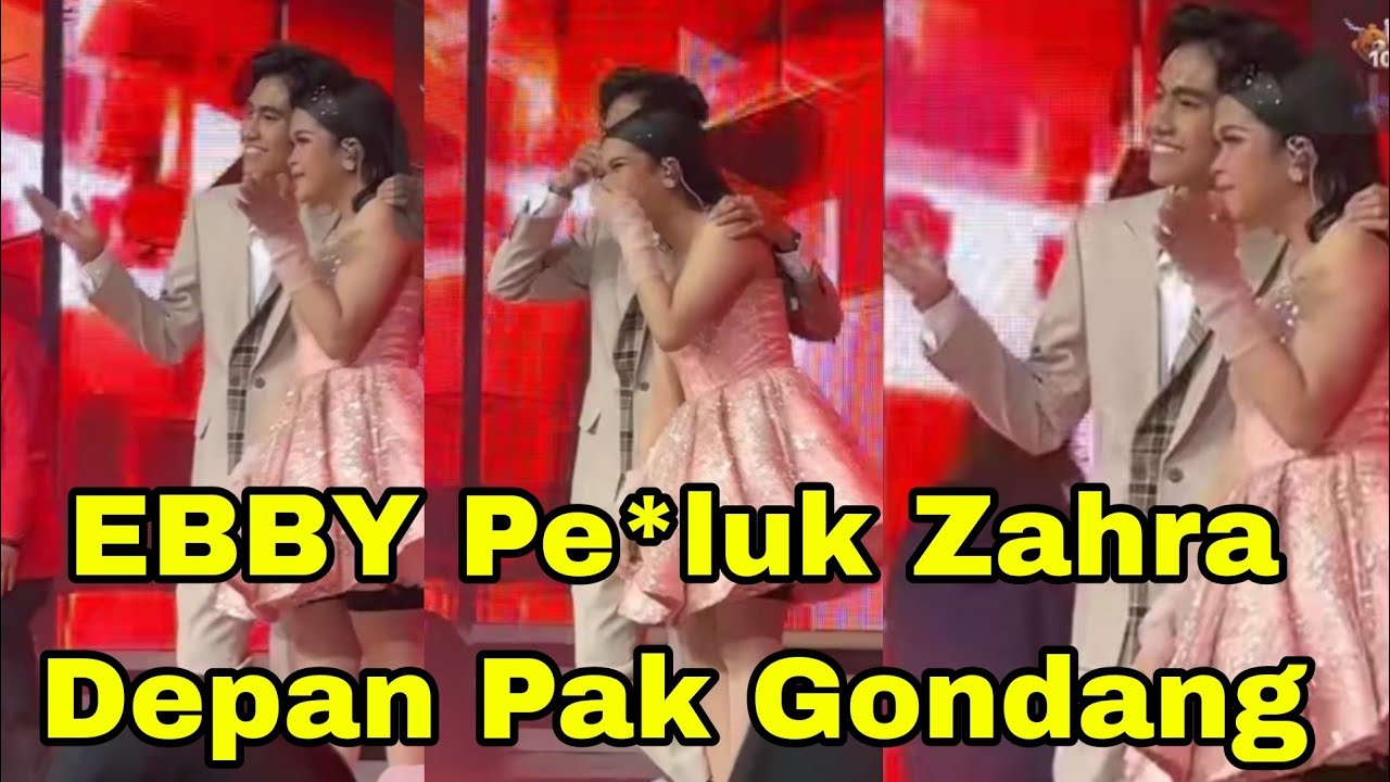 EBBY PE*LUK ZAHRA FOTO BERDUA, SAMBIL LIHATIN PAK GONDANG