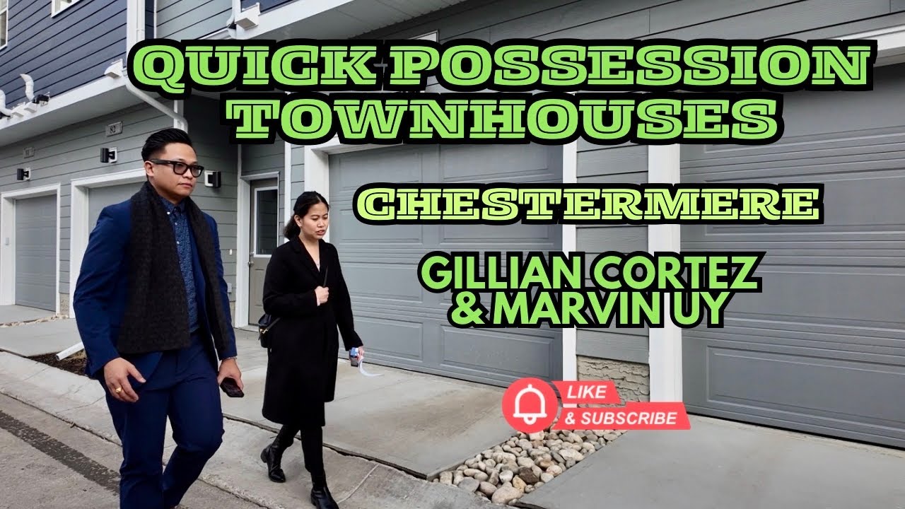 Chestermere Alberta Townhouse Tour | Casual Chat with Marvin Ray Uy & Gillian Cortez #AlexMollyTv
