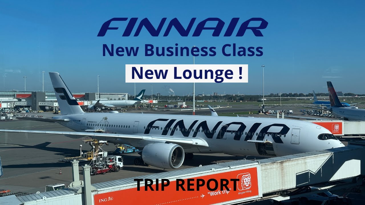 TRIP REPORT | Finnair Airbus A350-900  (NEW Business Class) Helsinki - Amsterdam