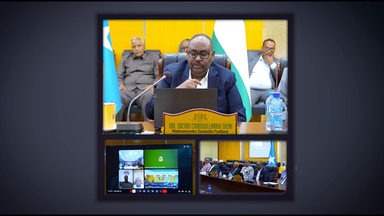 Khudbadda Madaxweyne Deni iyo Hadaljeedinta Mudaneyaasha Puntland ku metela Labada Aqal.