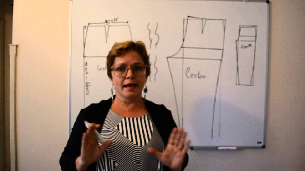 DIY : Molde de calça e saia para quem tem lordose e/ou bumbum grande - Aula 31