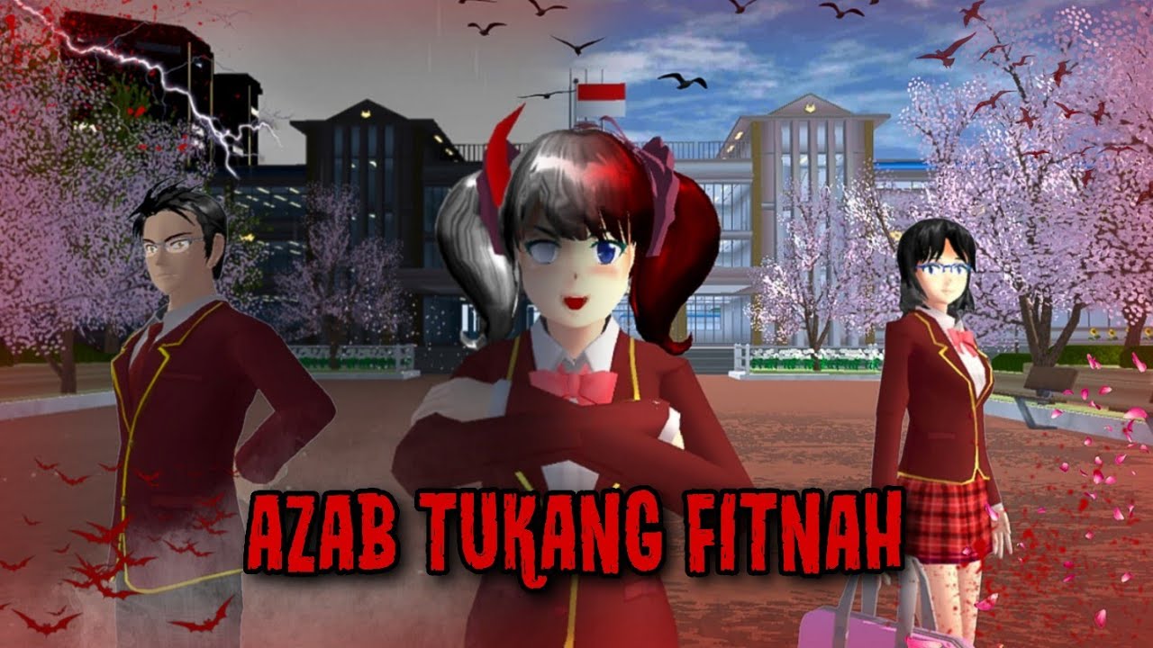 AZAB TUKANG FITNAH || HORROR MOVIE SAKURA SCHOOL SIMULATOR