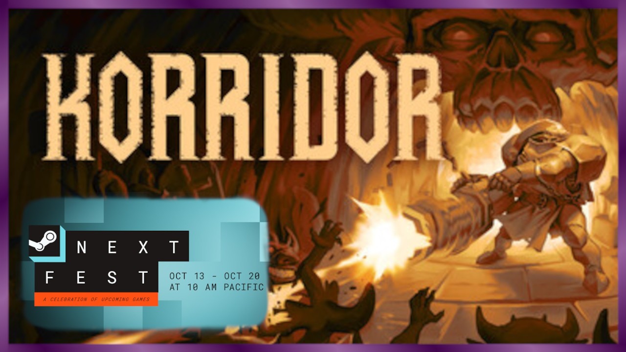 A Corridor Runner Where You Mow Down Demons? Let's Pull the Trigger | KORRIDOR| Next Fest 2025 [VOD]