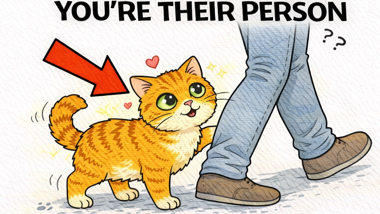If Your Cat Follows You Everywhere, THIS Is What It Really Means