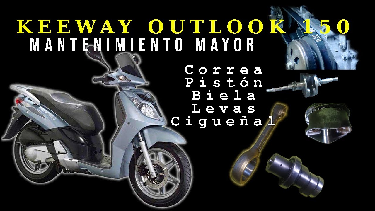 Empire keeway Outlook 150 Mantenimiento Mayor. Biela, Pistón, árbol de levas y correa