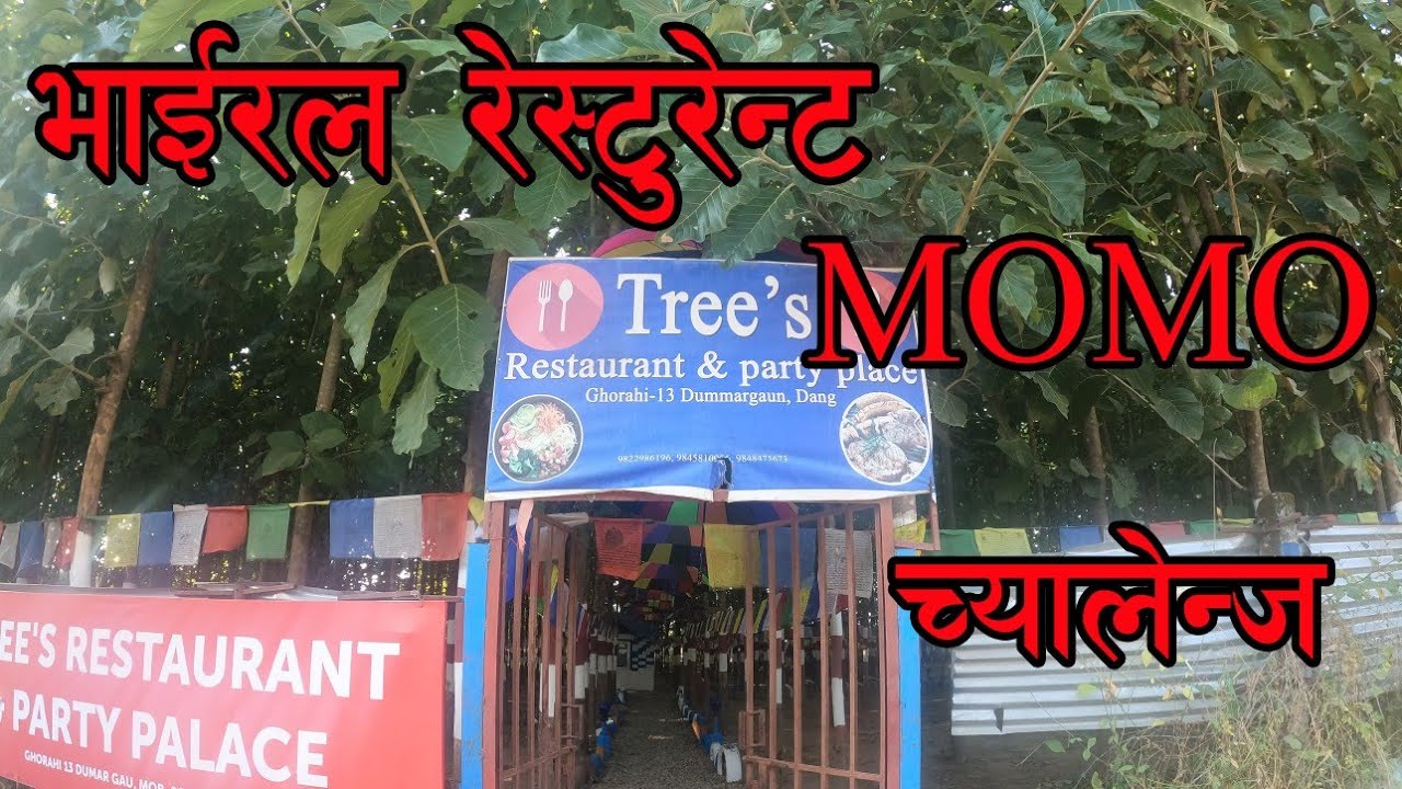Viral Restaurant MOMO Challenge with five cute girls..