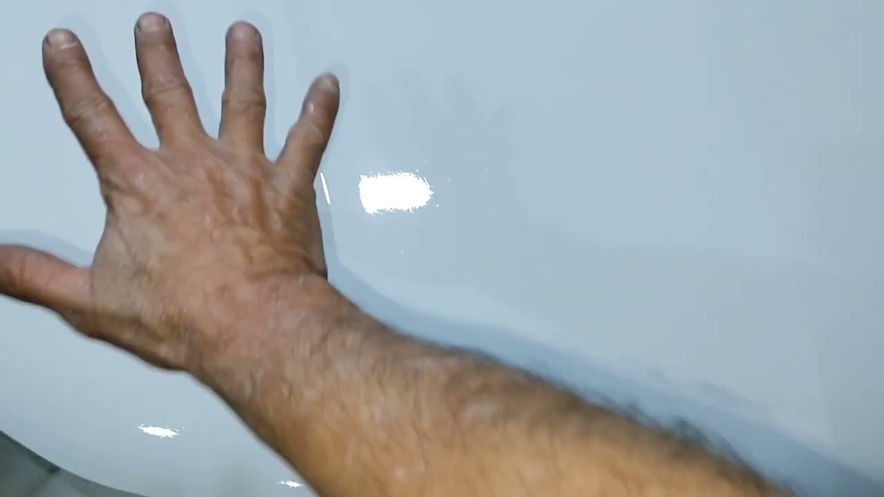 N&atilde;o fa&ccedil;a retoque com tinta base poli&eacute;ster da cor Branca sem ver v&iacute;deo #pinturaautomotiva