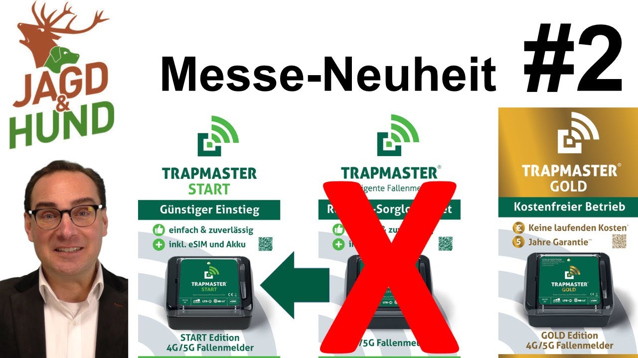 Messe-Neuheit #2: TRAPMASTER Start als günstiger Einstieg in die professionelle Fallenüberwachung