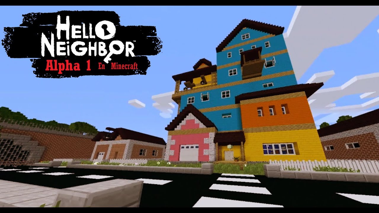 Hello Neighbor Alpha 1 En Minecraft - Trailer