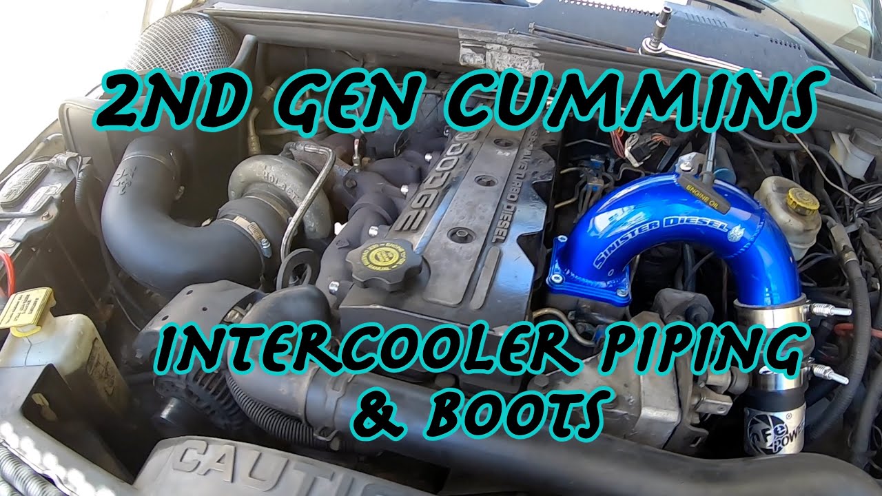 2nd Gen Cummins Intercooler Piping and Intake Elbow 2001 Ram 2500 24V