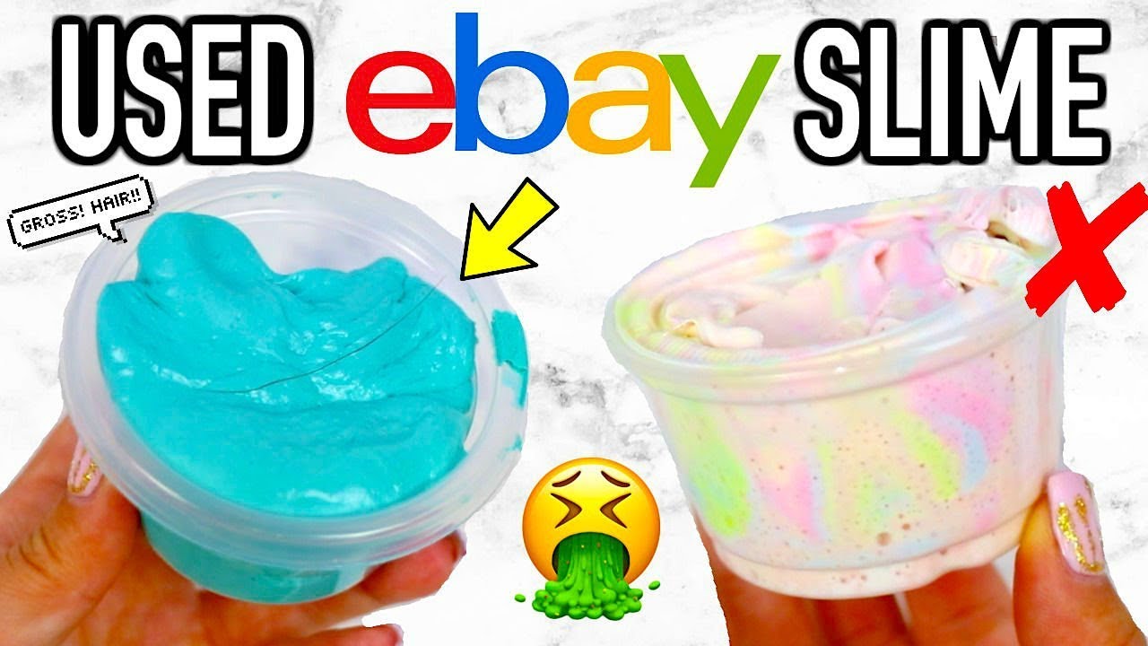 I Bought USED SLIME on EBAY! *found hair*