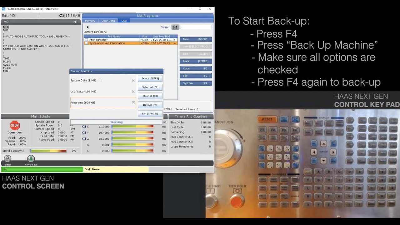Ask Apps | Backing Up and Restoring Haas Control