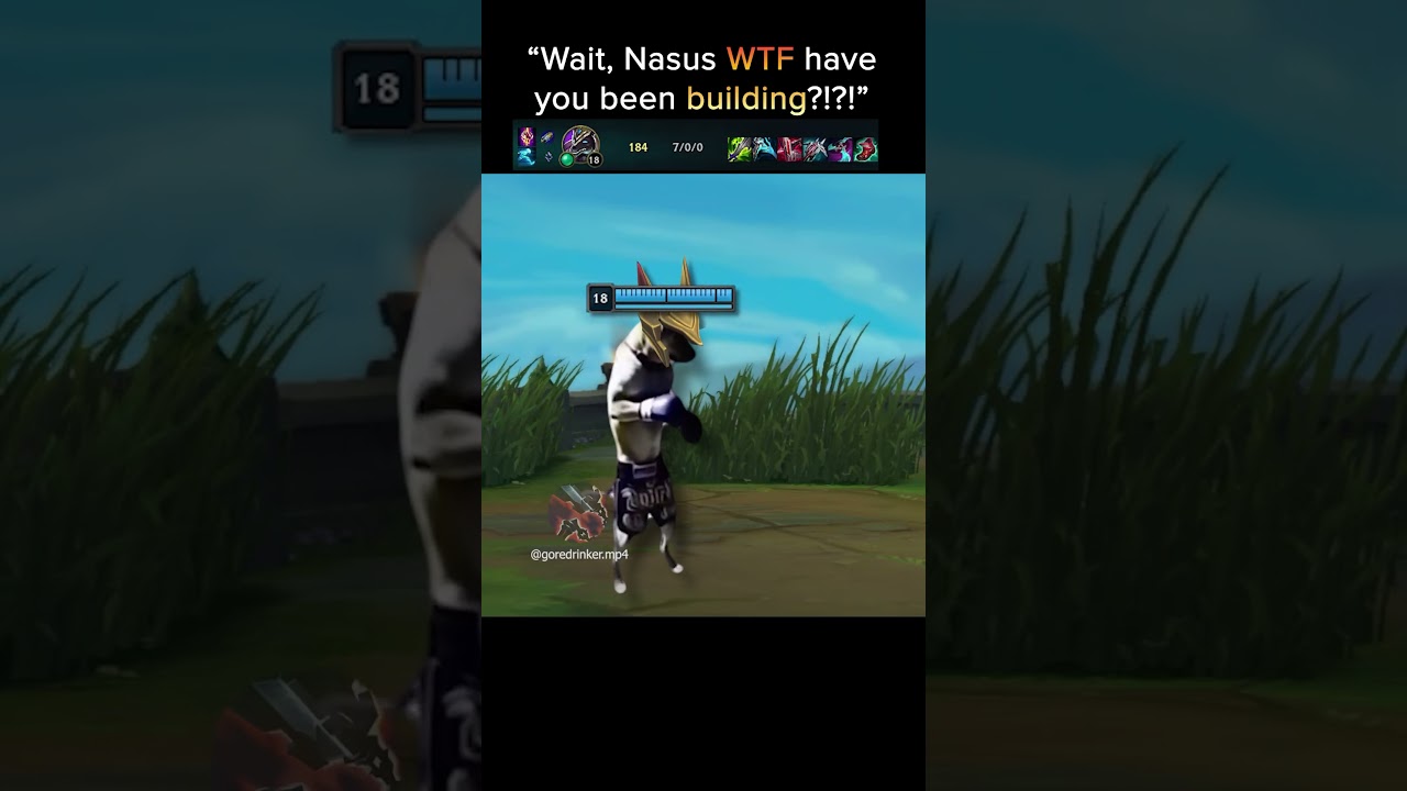 Bonk build nasus #lolmemes #leagueoflegends #leagueoflegendsclips #leagueoflegendsmemes #gaming