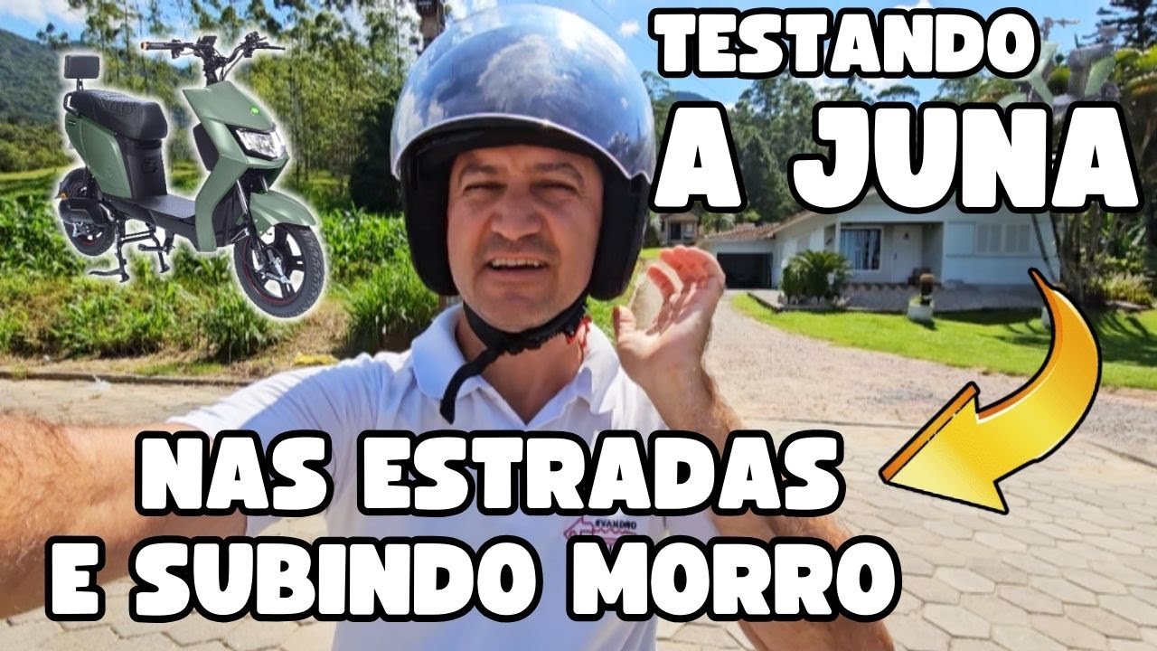 Andando de Juna 1000 Watts Versão 2024 nas Estradas e SUBINDO MORRO! @mowbrasil