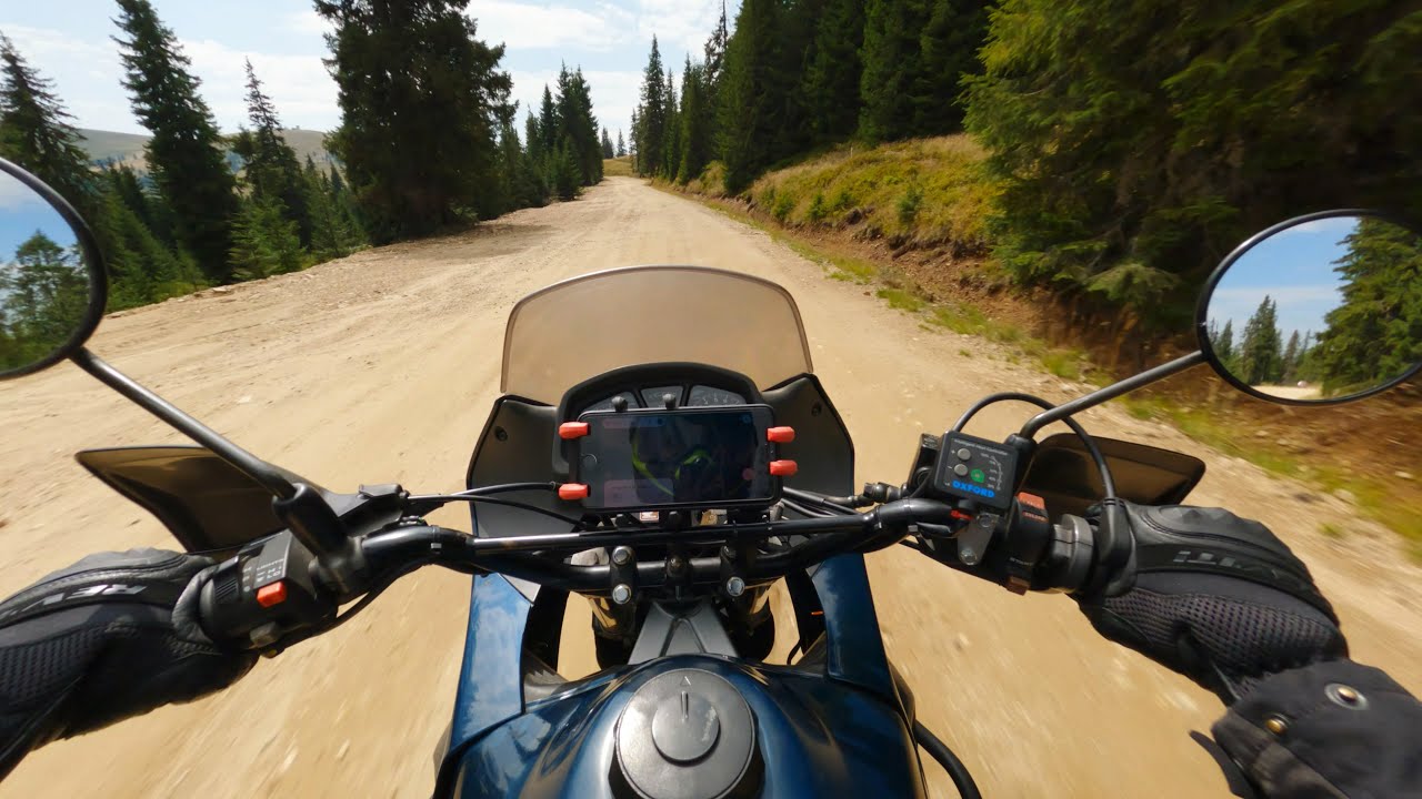 Offroad Motorbike POV | From Pine Forest to Mountain Top View