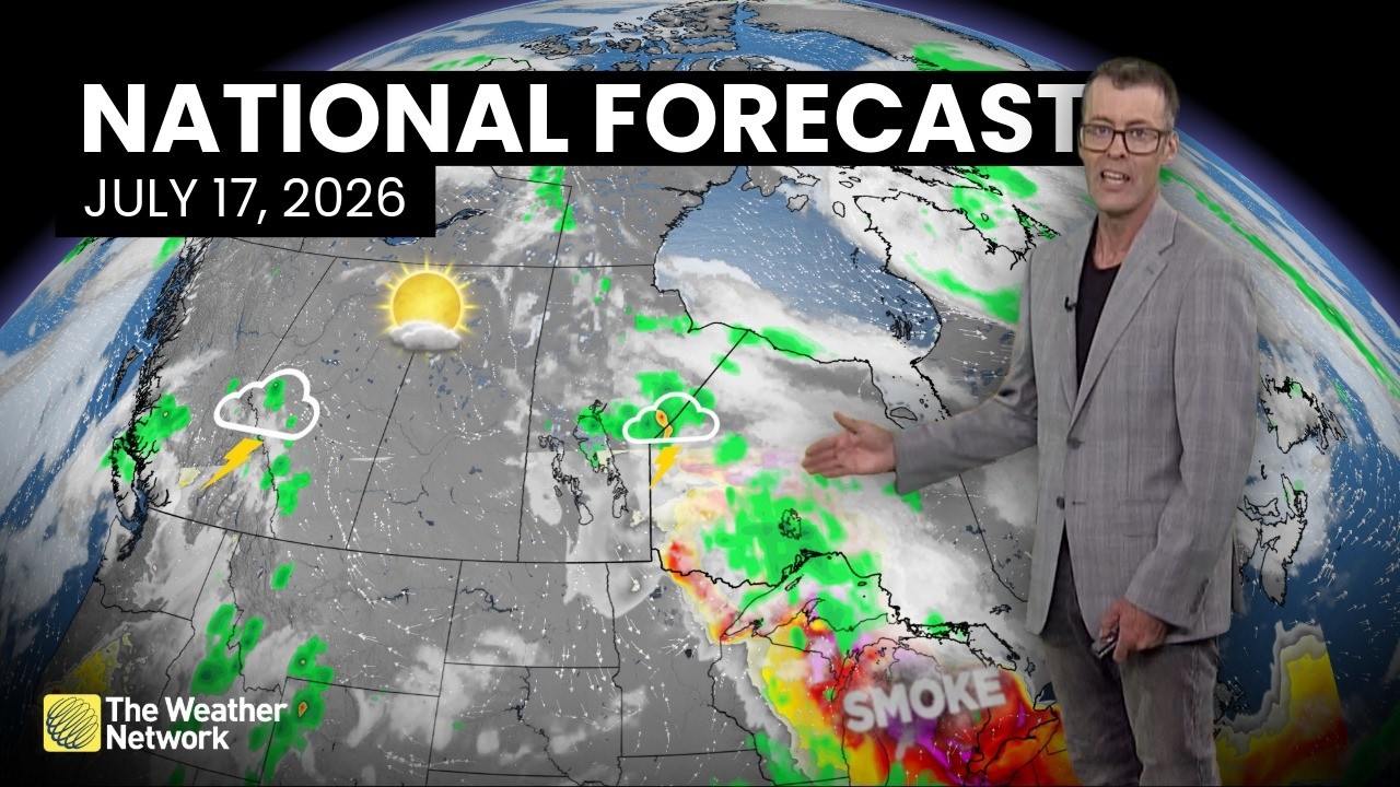 Canada's National Forecast - July 17, 2026 | #weatheram