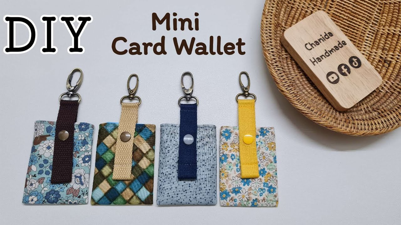 EP249 : DIY Mini Card Wallet | Keychain Card Wallet