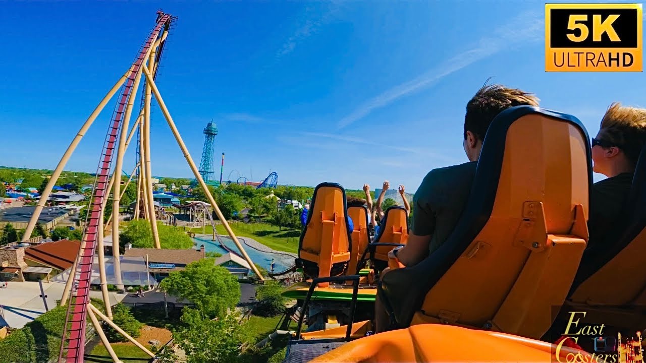 Diamondback POV 5K Back Row B&M Hyper Coaster Kings Island Mason, OH