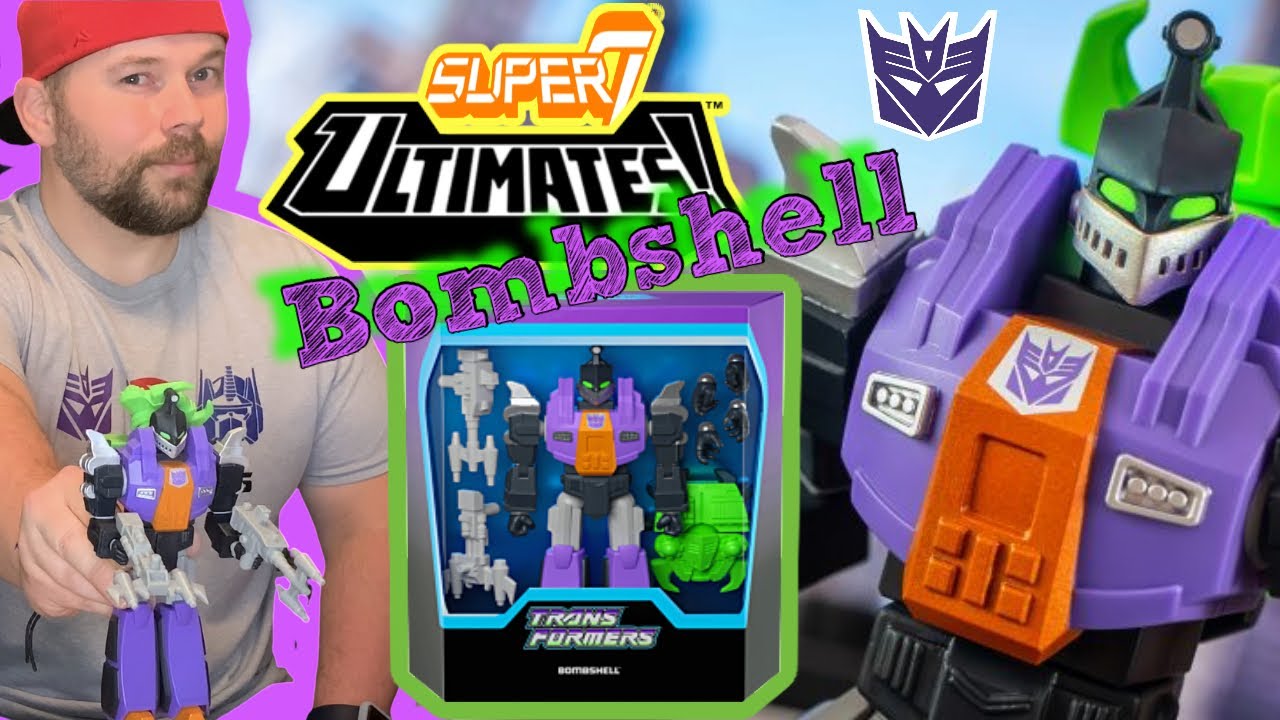 Bombshell Super7 UK European G1 Ultimates Transformers Decepticon Figure Fun Unboxing & Review