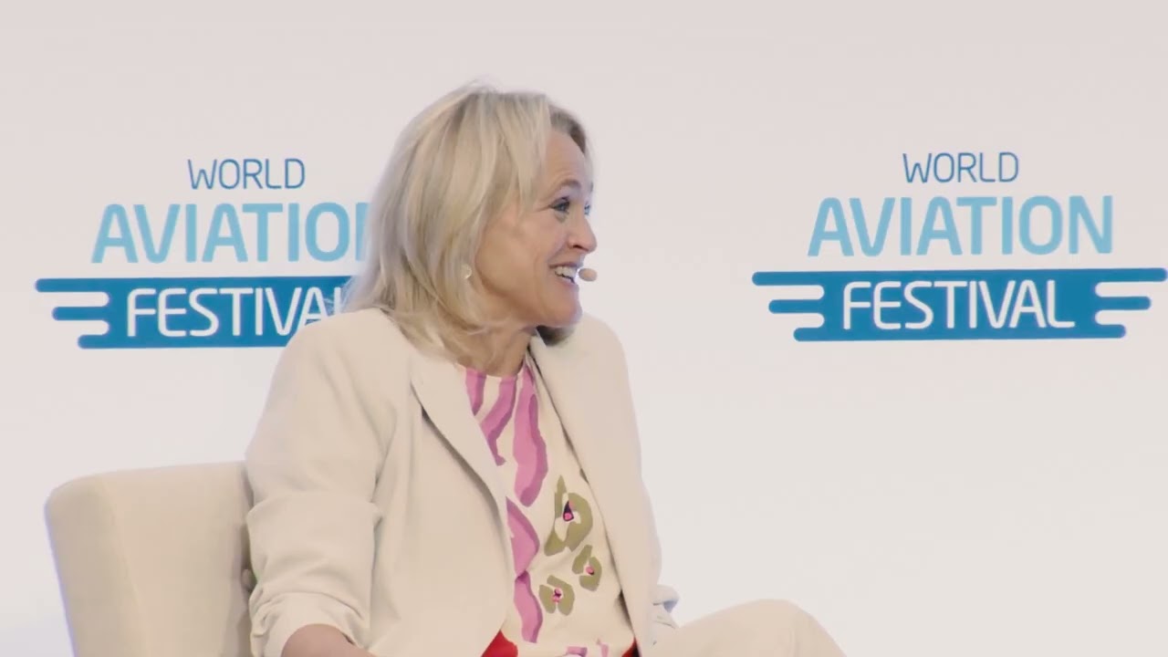 Keynote Interview with Marjan Rintel, CEO of KLM (World Aviation Festival 2024)