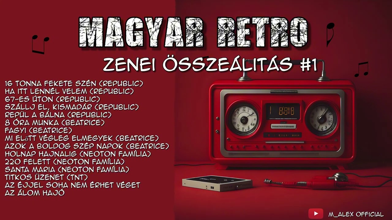 Magyar Retro Zenei összeállítás #1