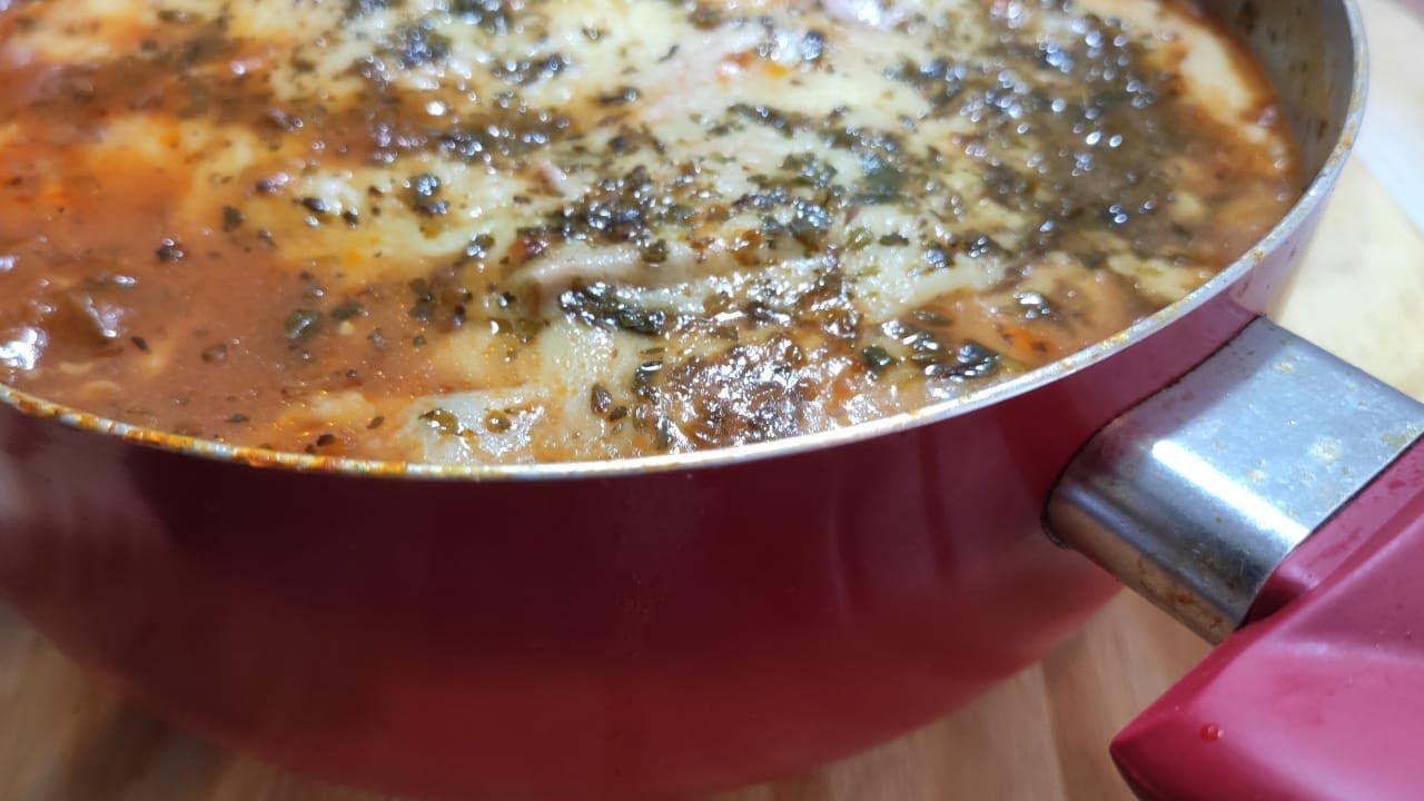 LASANHA DE PANELA FEITA COM MASSA DE PASTEL , SUPER SABOROSA