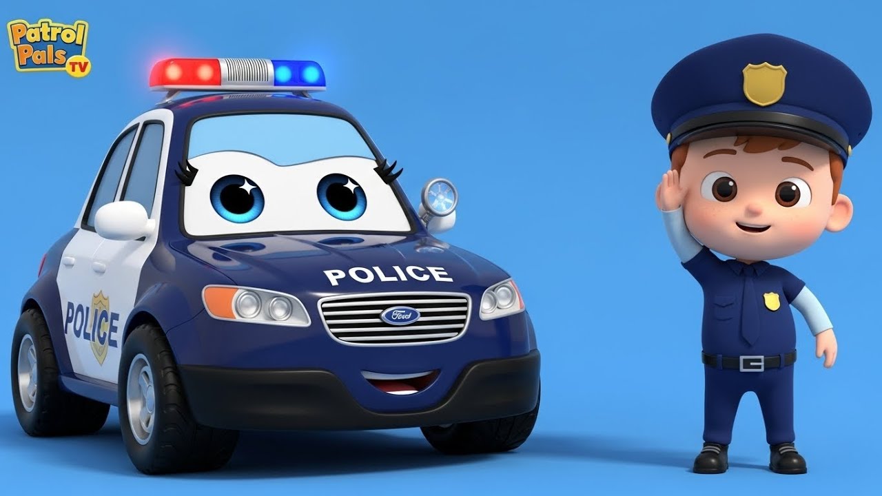 Kids Patrol Song: Police Car Music & Cartoon Fun
