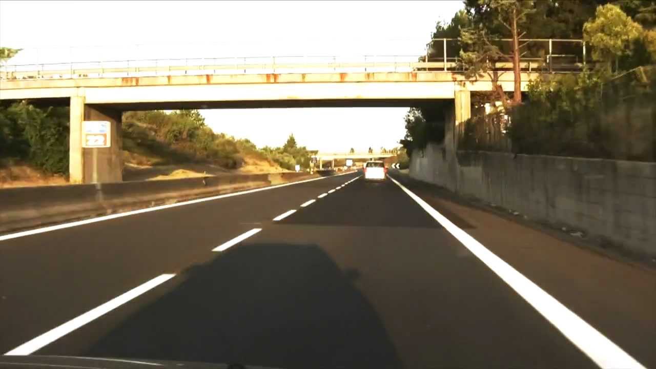 Driving in Italy - from Amelia to Viterbo - SS 675