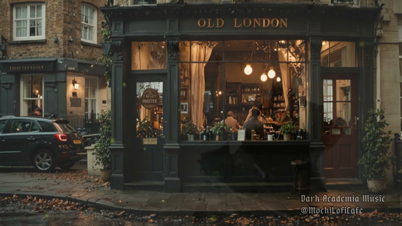 The Old London Coffee Shop | Dark Academia Music for Writing & Studying | Melancholic Piano