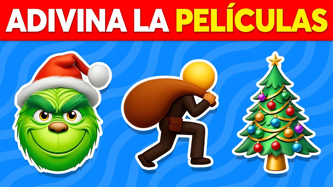 ¿Puedes adivinar la PELÍCULA con LOS EMOJIS 🎬🎁 Chiko Quiz Trivia