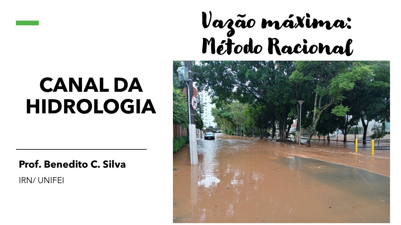 Estimativa de vazão máxima: Método Racional | Canal da Hidrologia