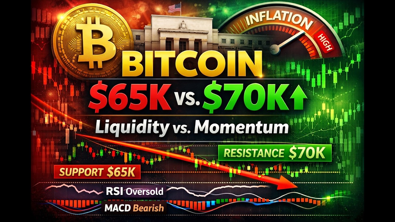 Bitcoin Technical + Macro Thesis: Liquidity vs. Momentum at the $65K&ndash;$70K Line