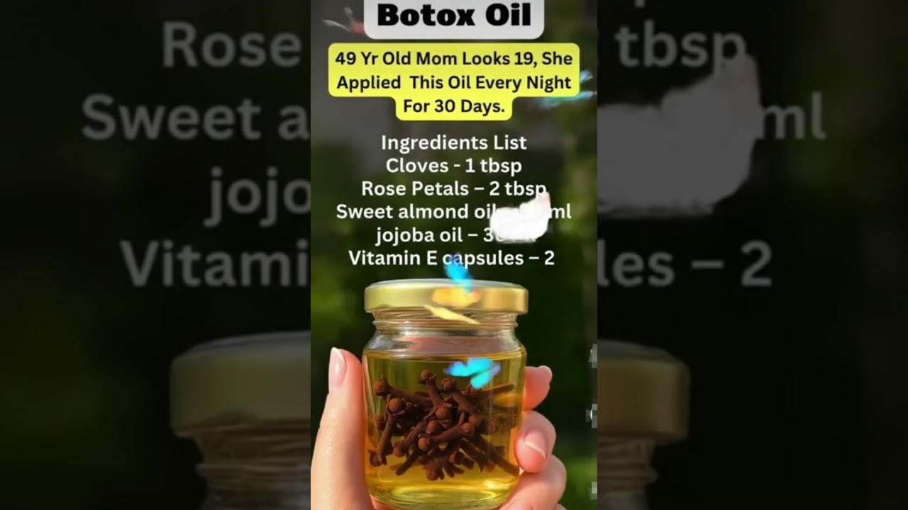Botox oil home ingredients